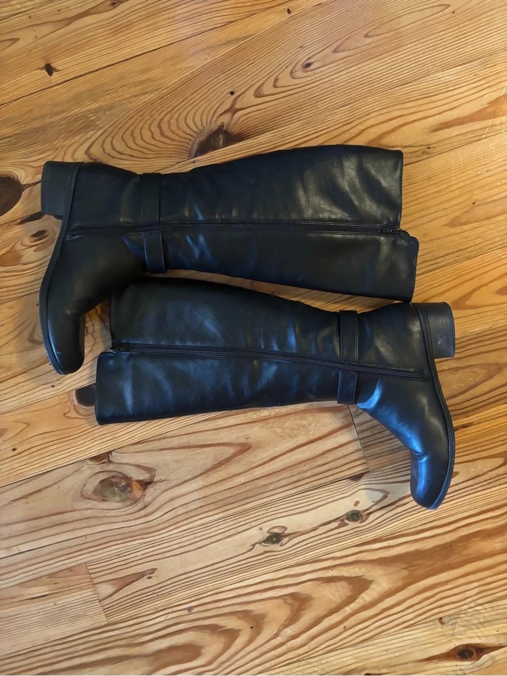 Nautica Black Over-the-Knee Riding Boots